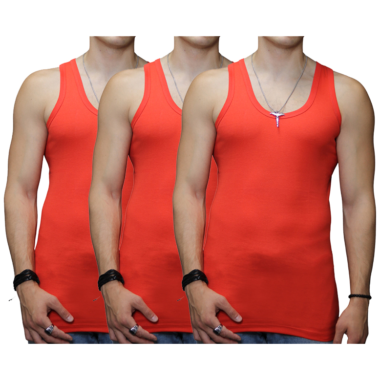 3 Stuks Bonanza hemd - 100% katoen - Regular - Licht rood - gratis ðŸšš