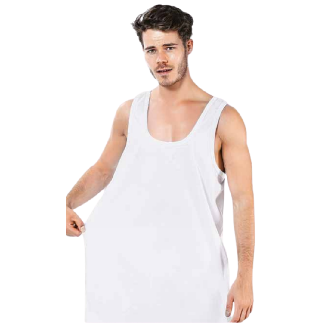 King size ( 4XL/5XL ) Donex onderhemd - 100% katoen - Wit