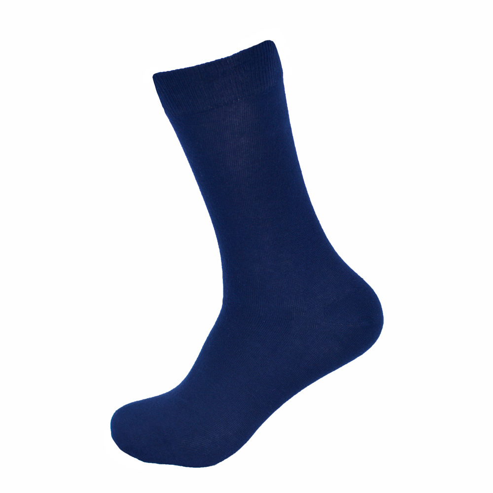 10 paar Dames Sokken - 100% Katoen - Naadloos - Marineblauw