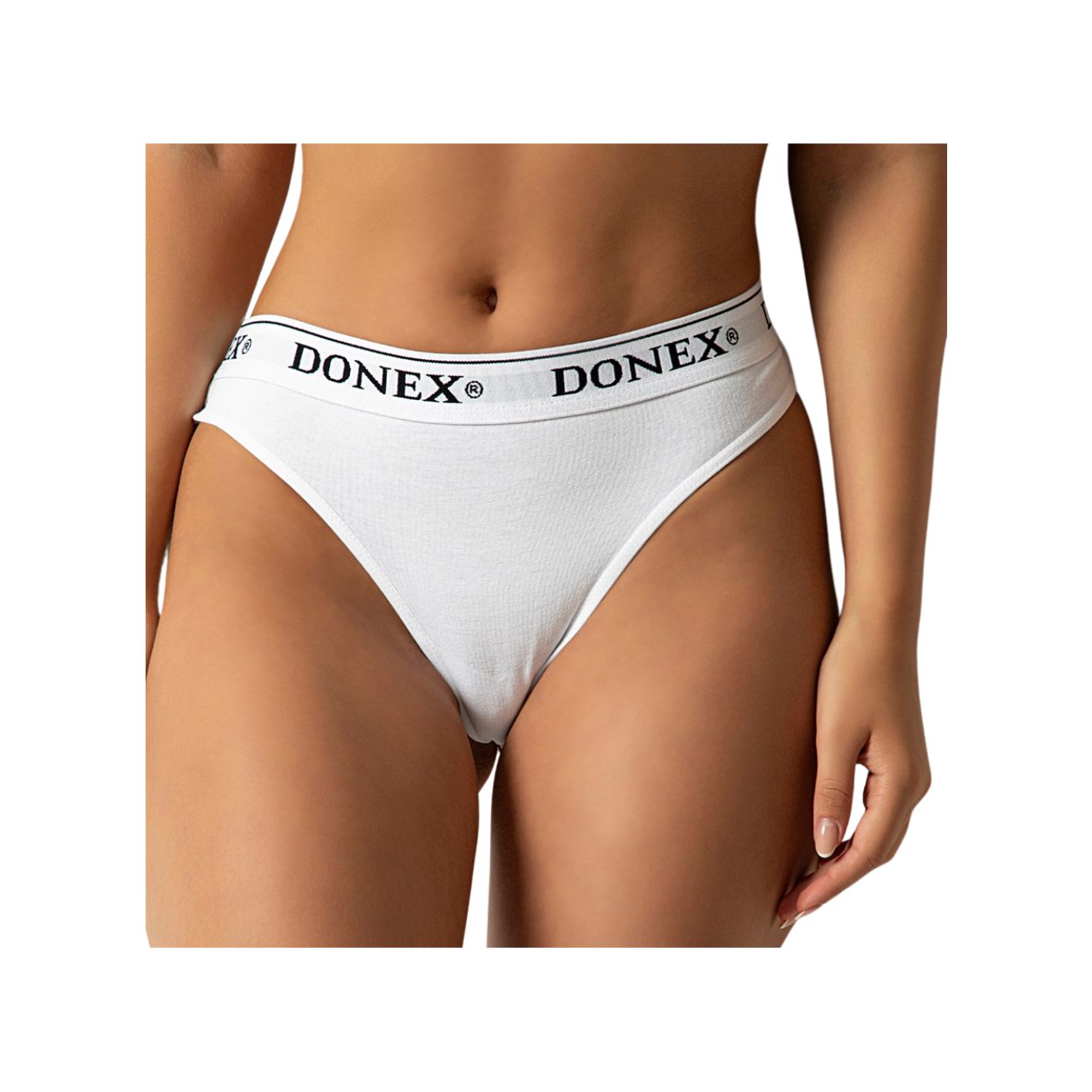 3 Pack DONEX® dames string - Katoen - Wit