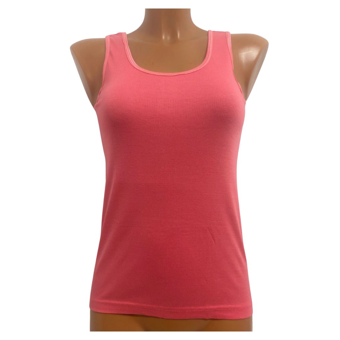 2 Pack Top kwaliteit dames hemd - 100% katoen - Roze