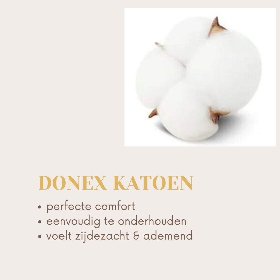 2 Pack DONEX® T-shirt - 100% Katoen - Zwart