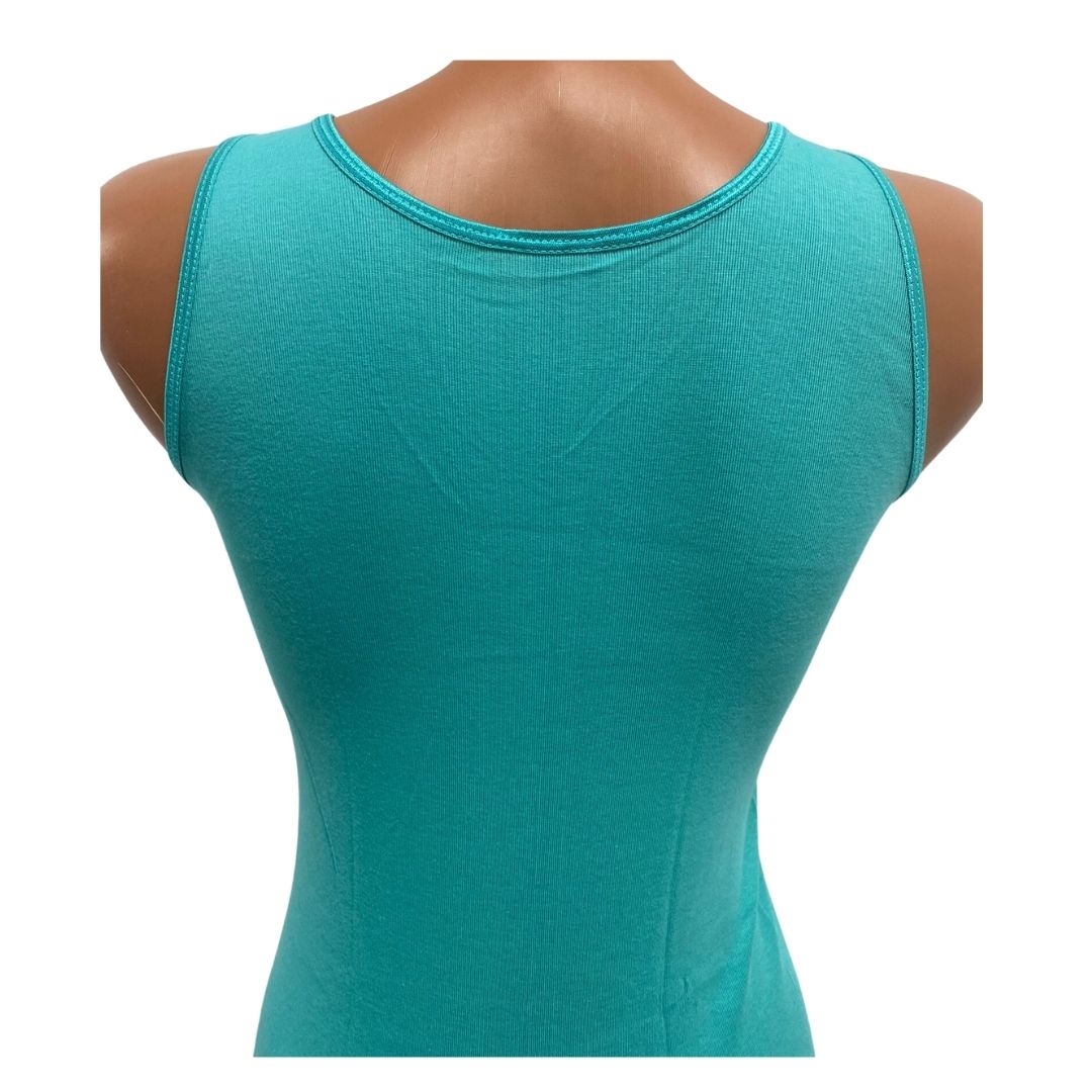 2 Pack Top kwaliteit dames hemd - 100% katoen - Turquoise